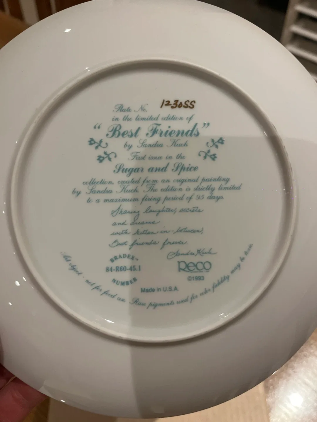 Sandra Kuck Best Friends Plate image indicator(3)