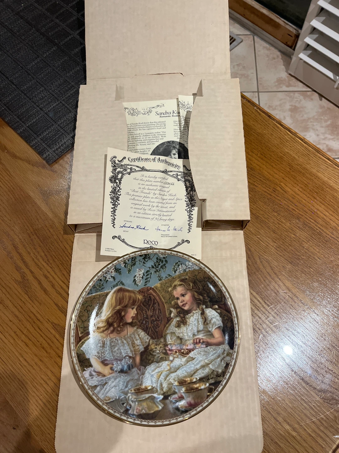 Sandra Kuck Best Friends Plate - photo 4