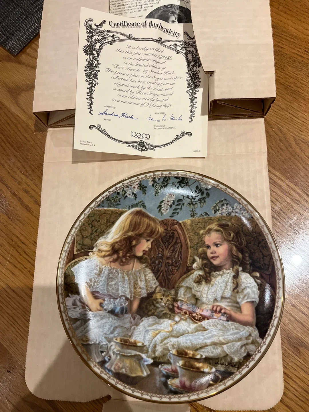 Sandra Kuck Best Friends Plate