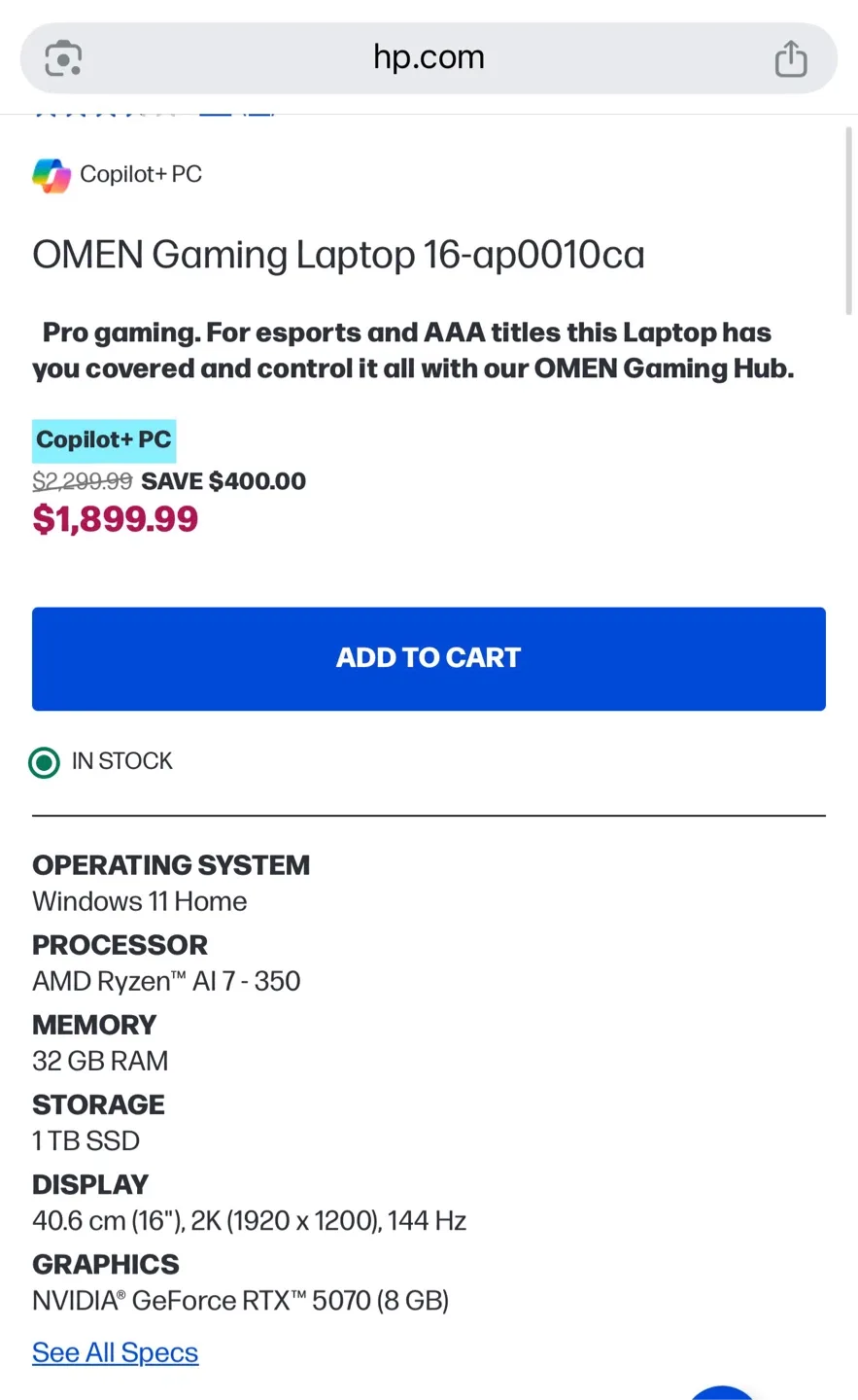 HP Omen 16 Gaming Laptop - Intel i7, RTX Graphics image indicator(8)