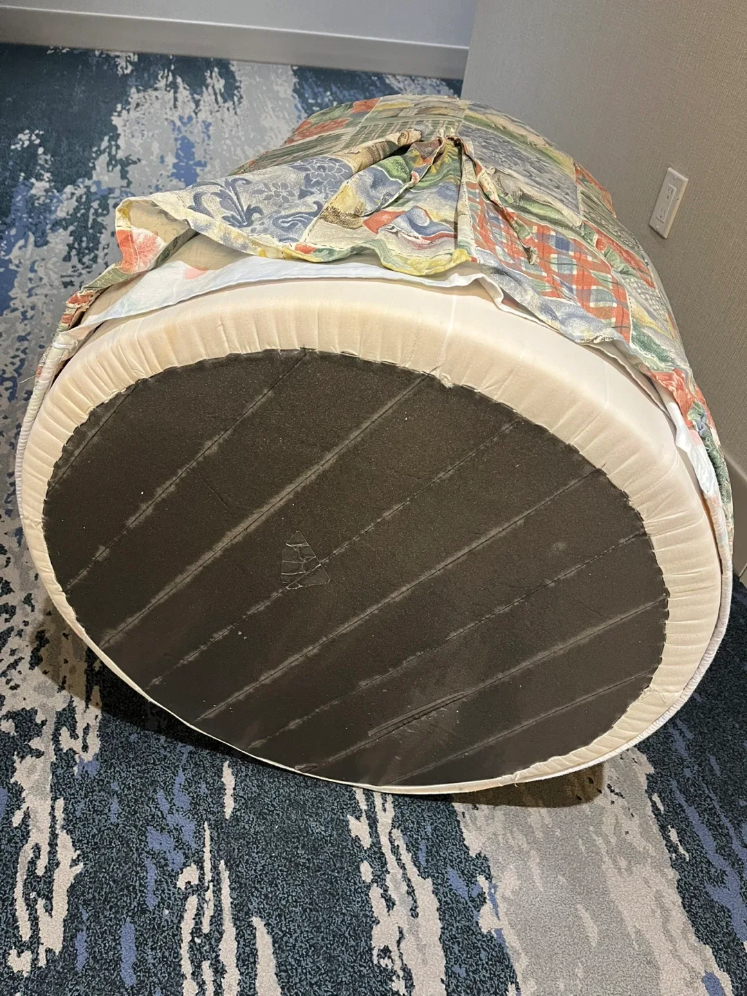 Floral Swivel Barrel Chair image indicator(3)