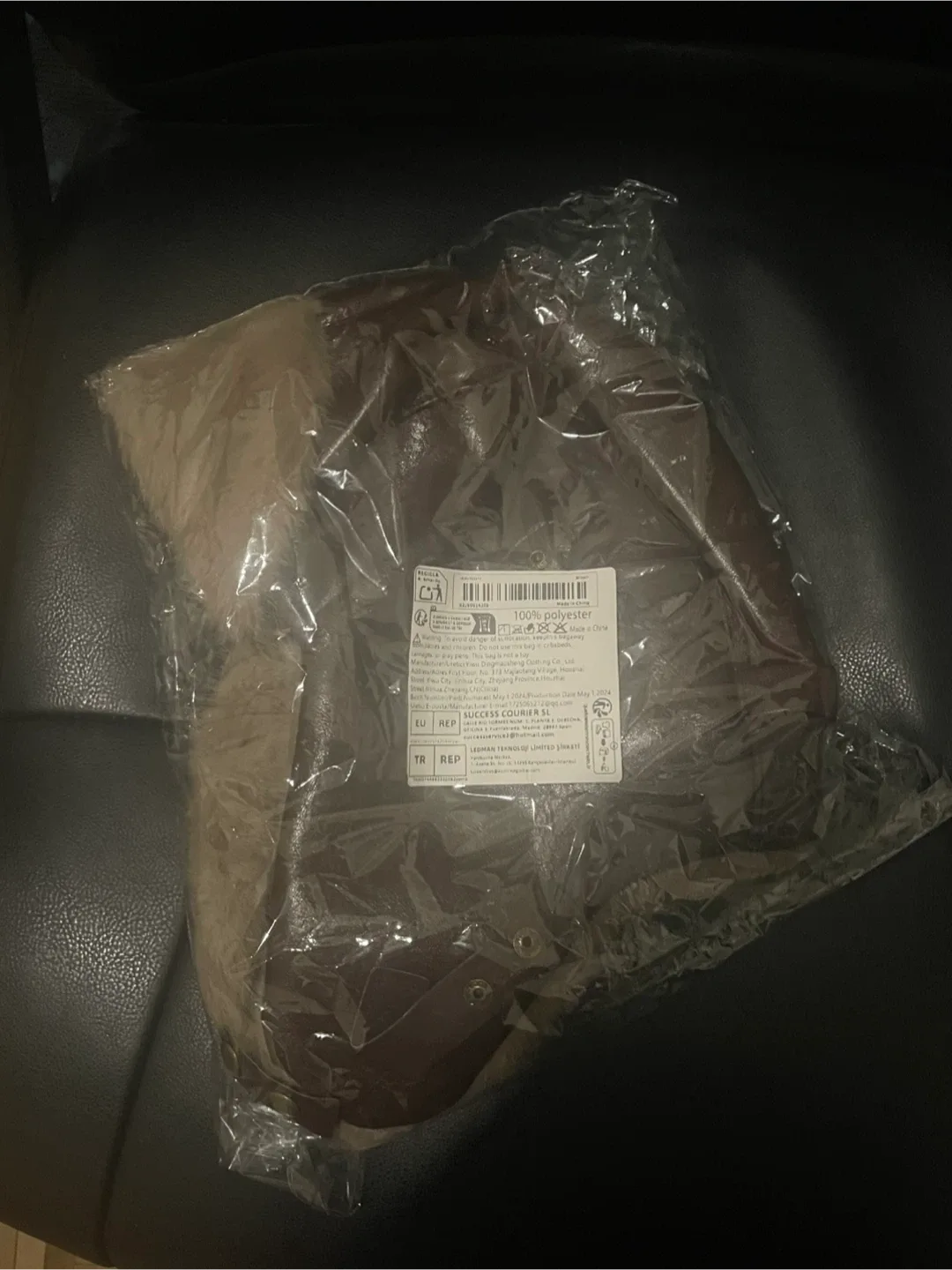 Brown Leather & Faux Fur Trapper Hat image indicator(6)