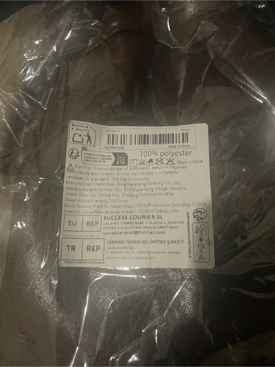 Brown Leather & Faux Fur Trapper Hat image indicator(7)