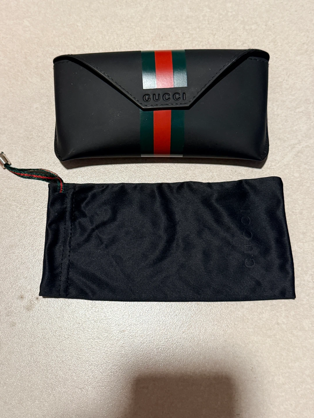 Gucci Sunglasses Case & Dust Bag