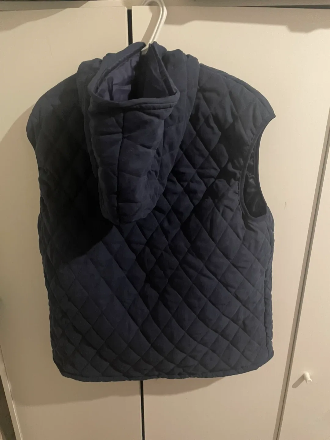 Quilted Navy Vest image indicator(2)