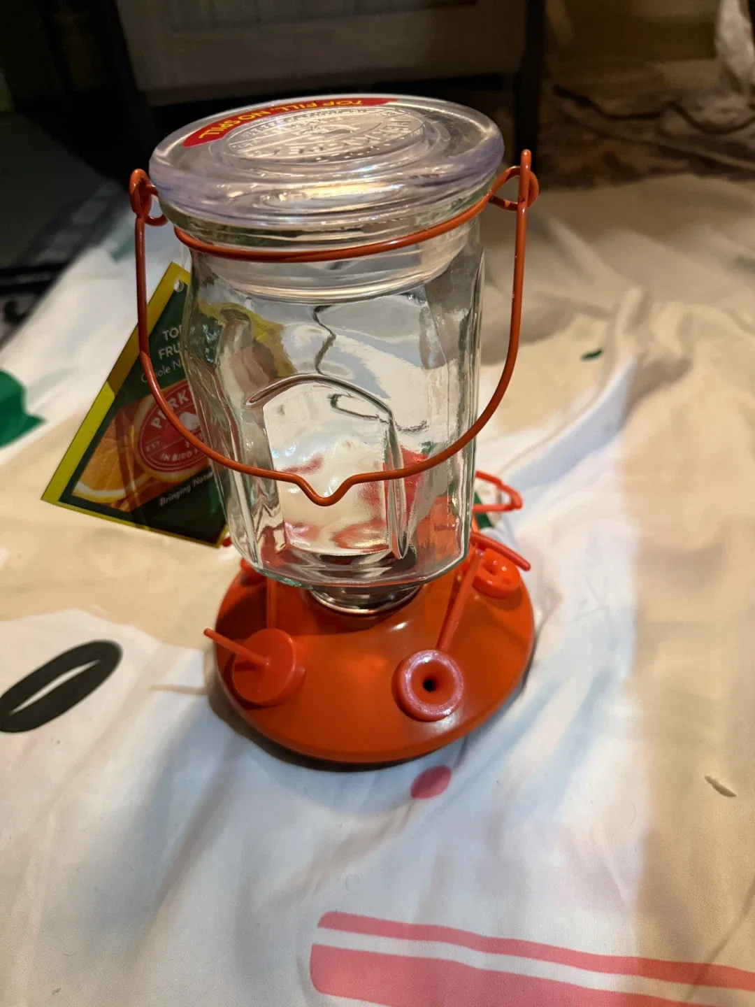 Perky-Pet Top Fill Fruit Trio Oriole Nectar Feeder image indicator(6)