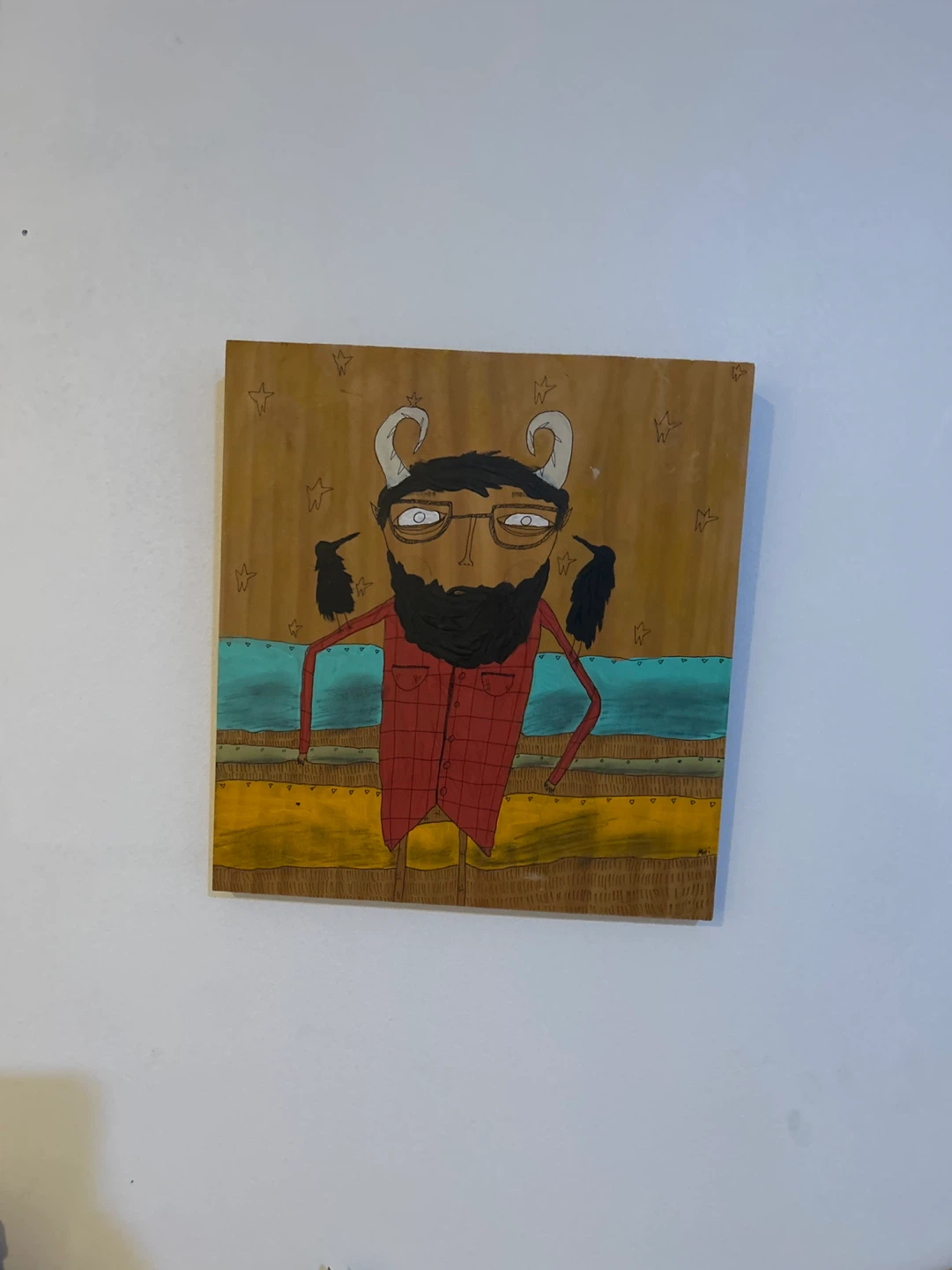Painting on board