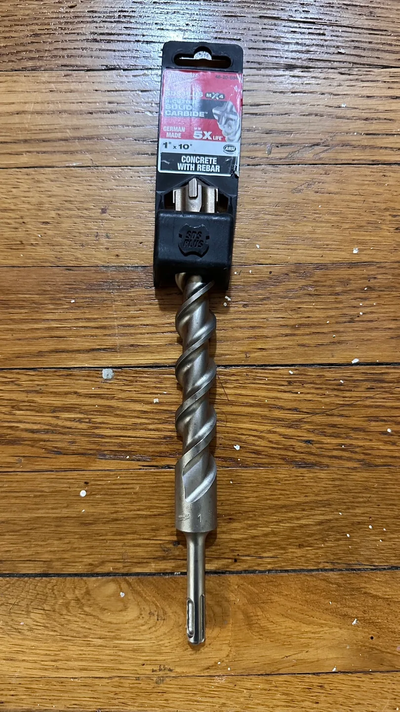 Milwaukee MX4 SDS-Plus Hammer Drill Bit 1" x 10"