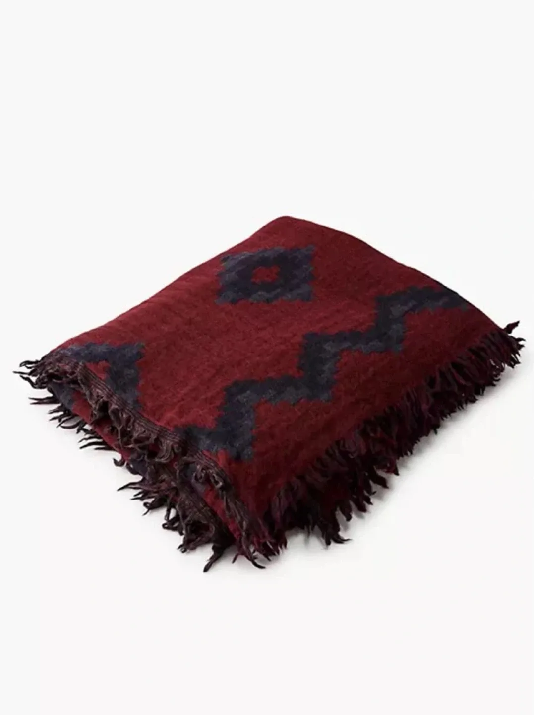 Aritzia Wilfred Diamond Mosaic Blanket Scarf