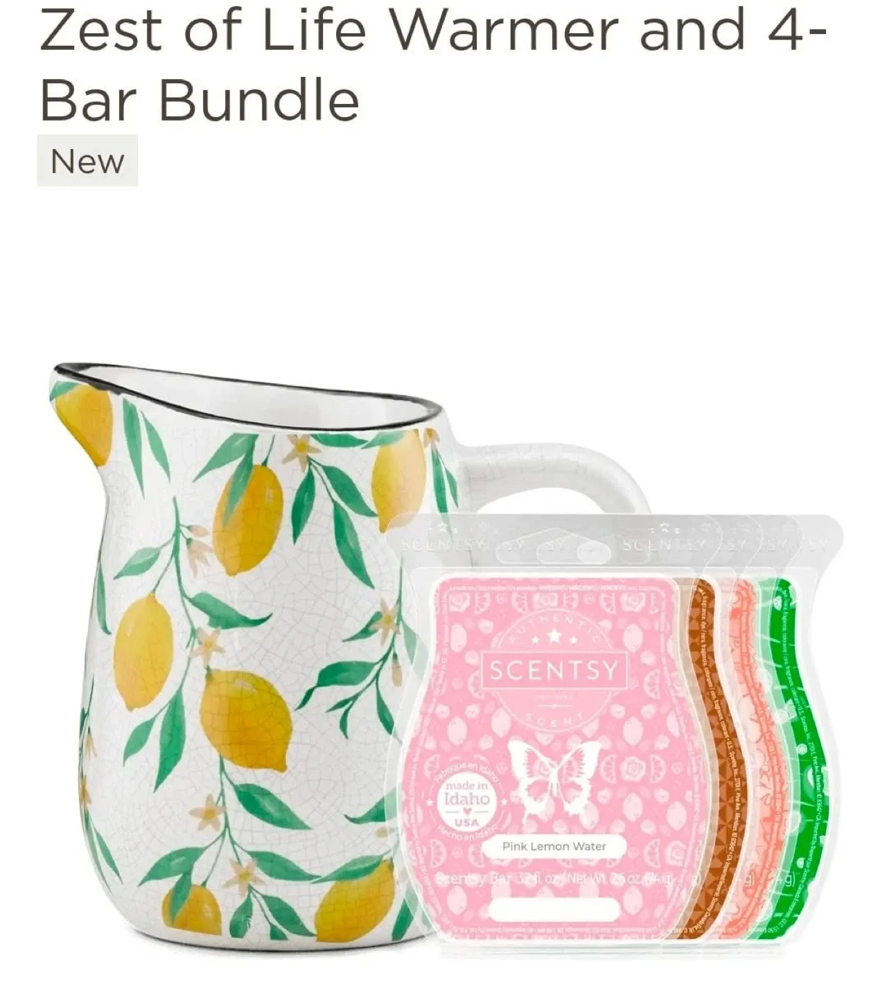 Zest for Life Warmer & 4 Bar Bundle!