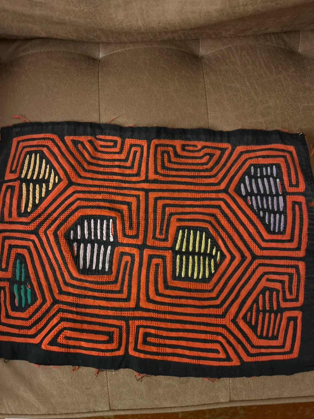 Mola Textile Art Panel