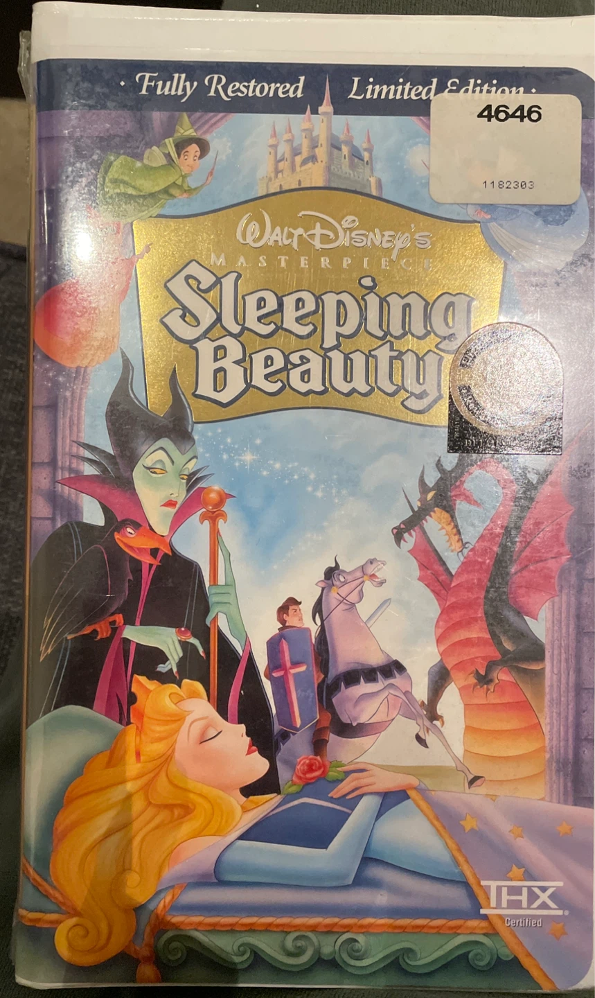 Unoppen Walt Disney's Sleeping Beauty Masterpiece VHS