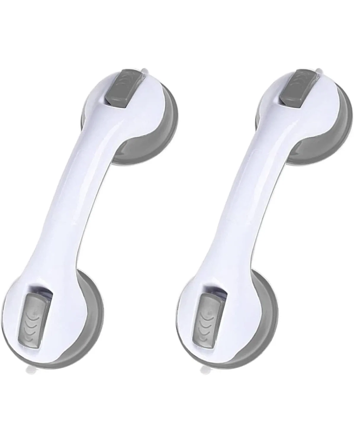 Suction Grab Bar, White & Gray