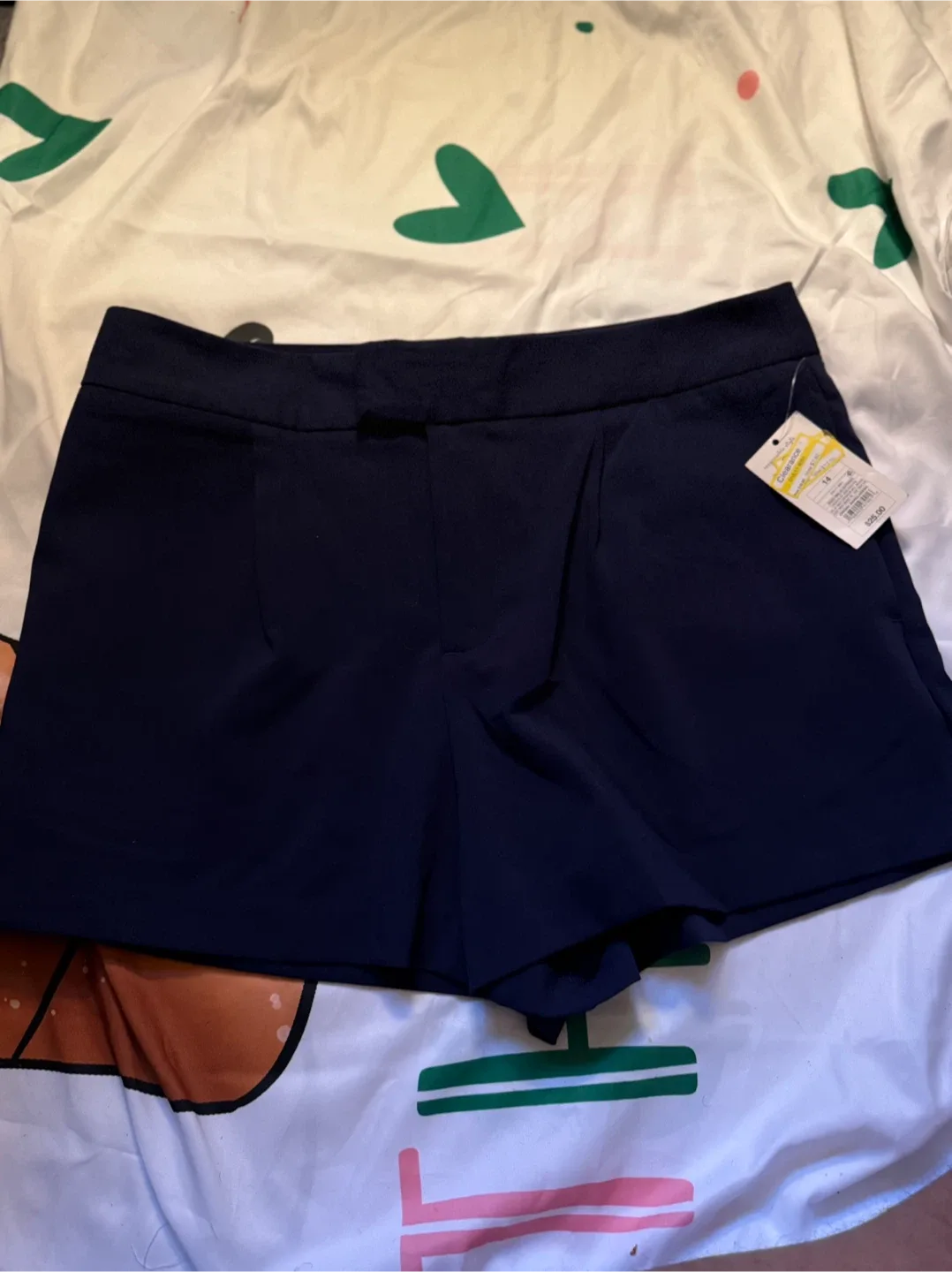 New Target Women's Navy Blue Shorts Size 14 image indicator(4)