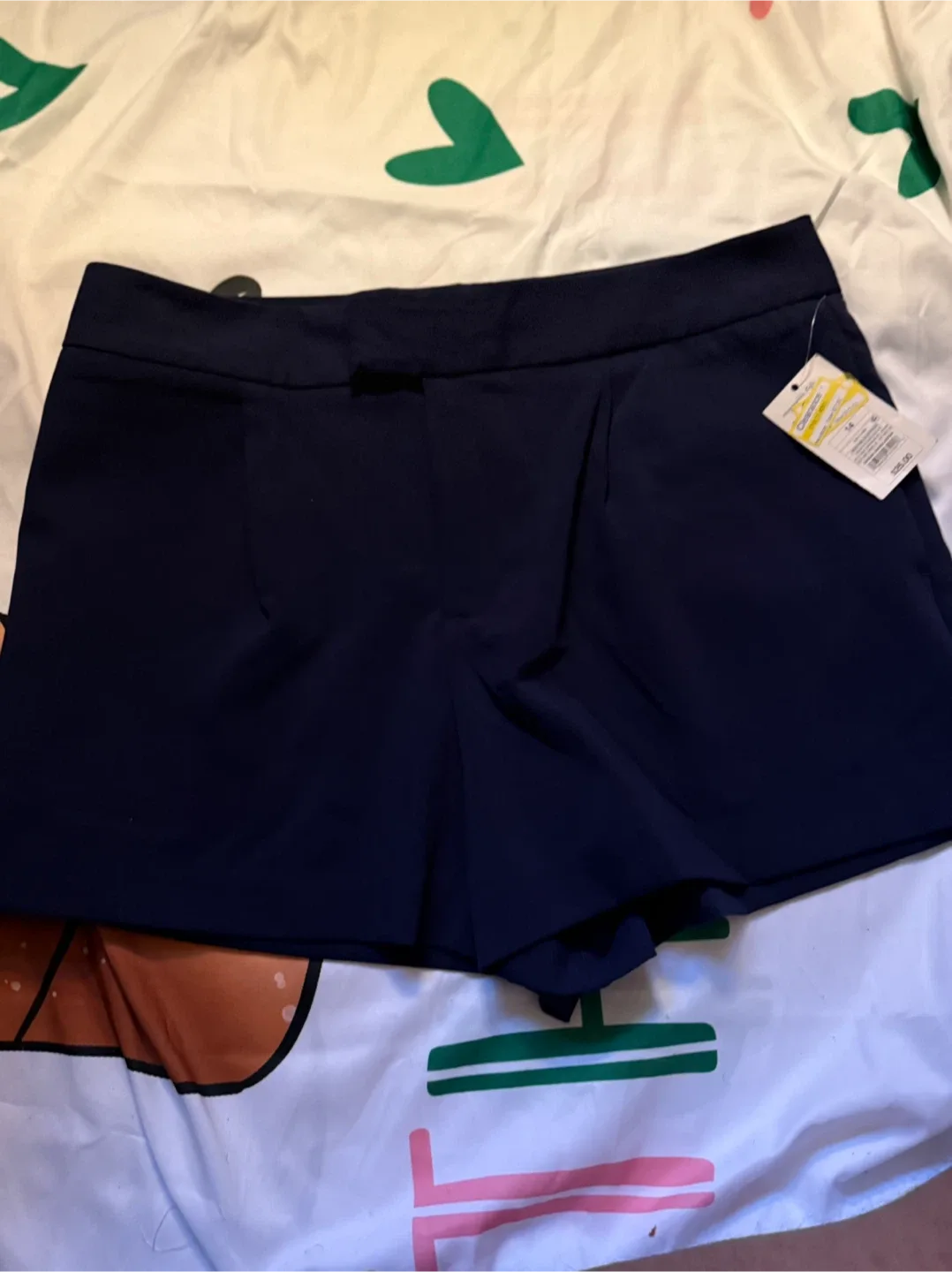 New Target Women's Navy Blue Shorts Size 14 image indicator(2)