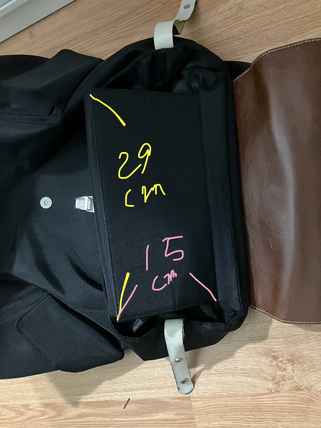 Rolling Laptop Suitcase  - Black & Brown - photo 5