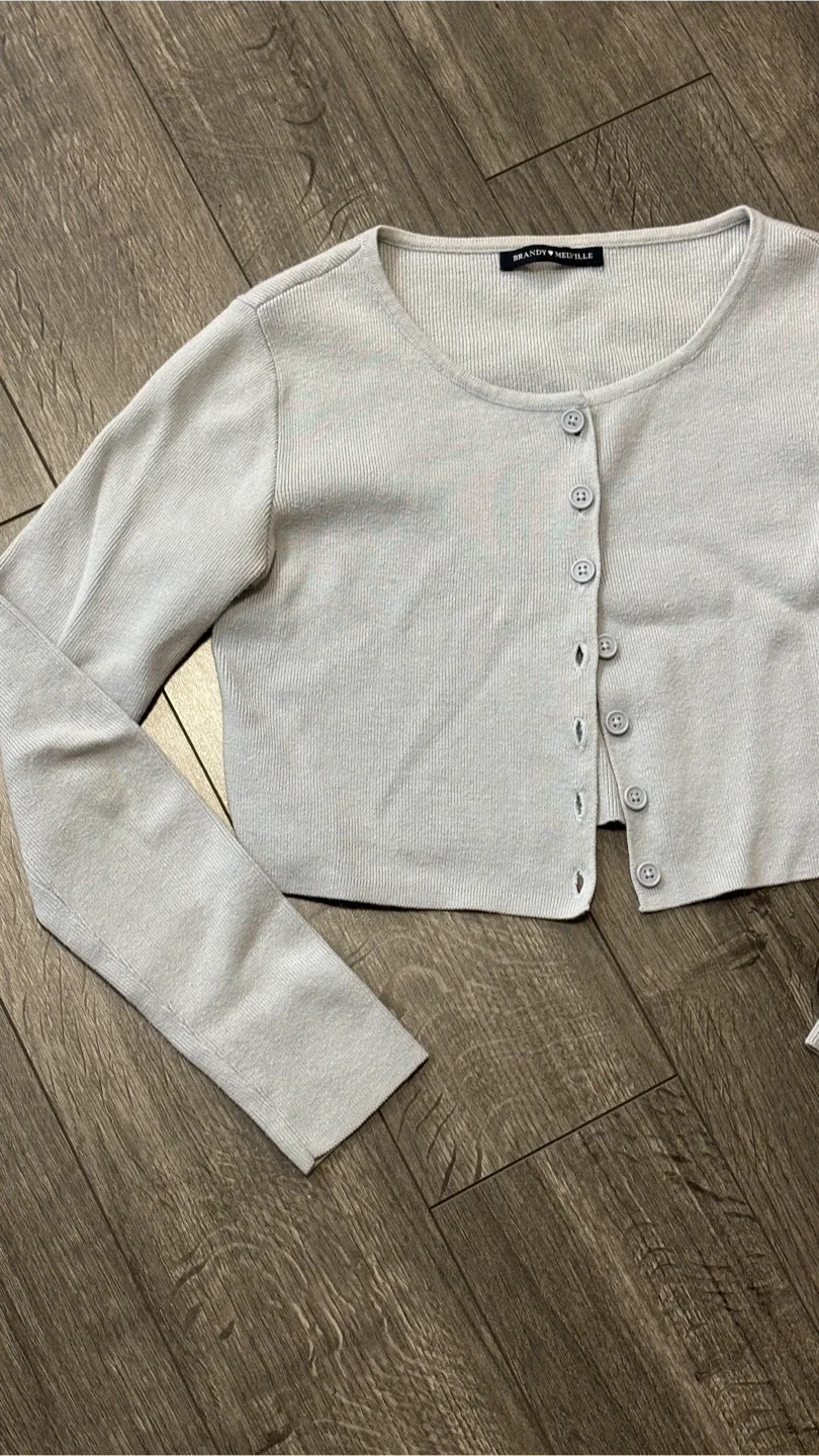 Brandy Melville Cardigan & Tank Top set image indicator(3)