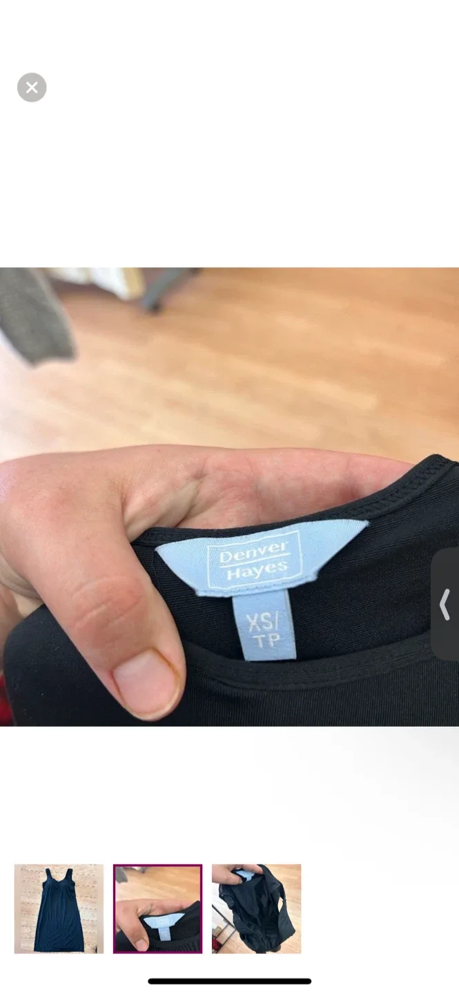 Denver Hayes Black Dress - Size XS image indicator(2)