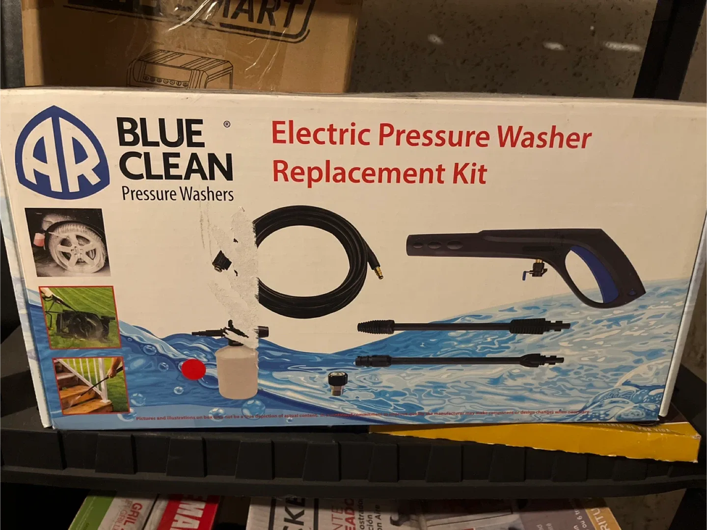 Electric pressure washer replacement kit