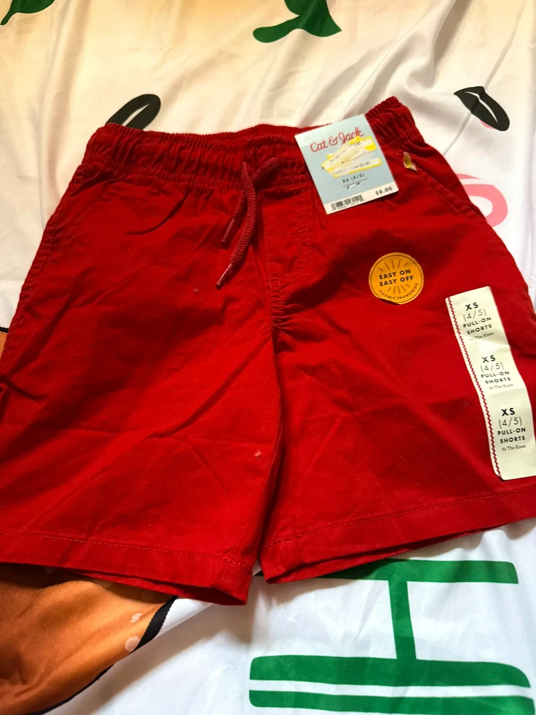 Cat & Jack Red Shorts - Size XS (4/5)