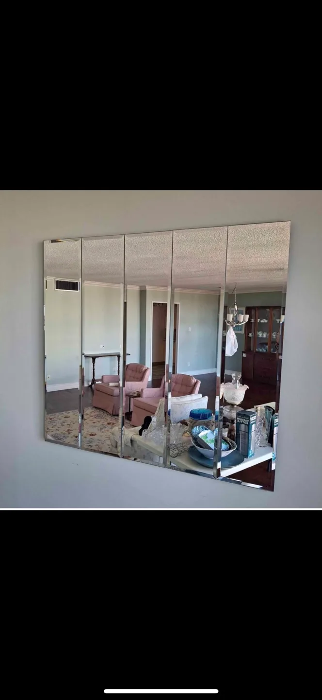 Large Wall Mirror - Beveled Edge