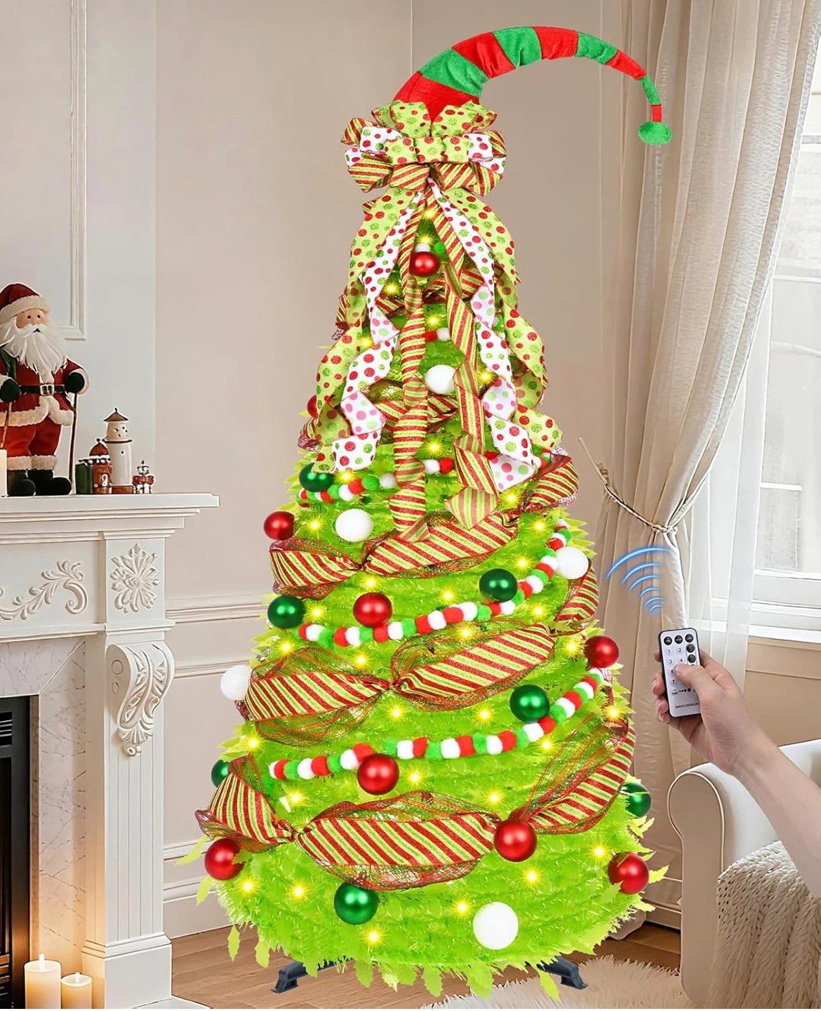 Elf Christmas Tree with Remote