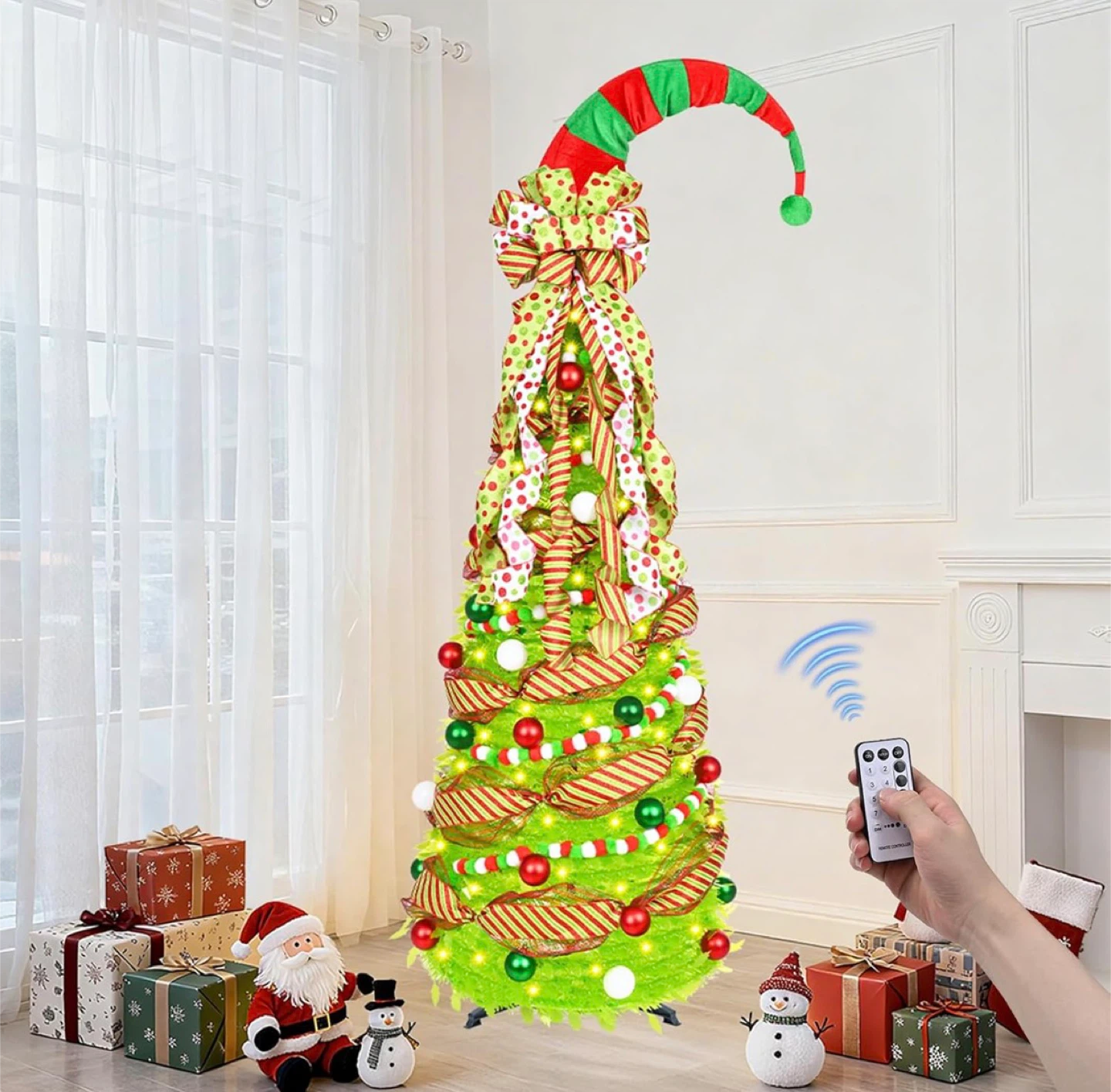 Elf Christmas Tree with Remote - photo 2
