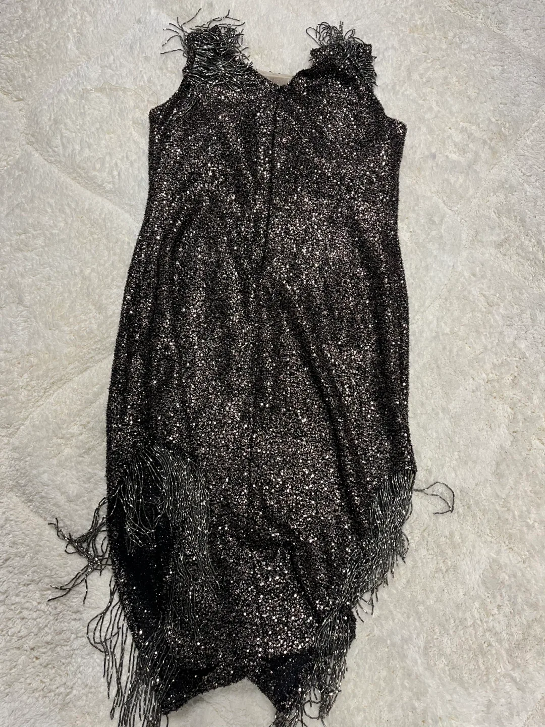Sequin & Fringe Party Dress image indicator(4)