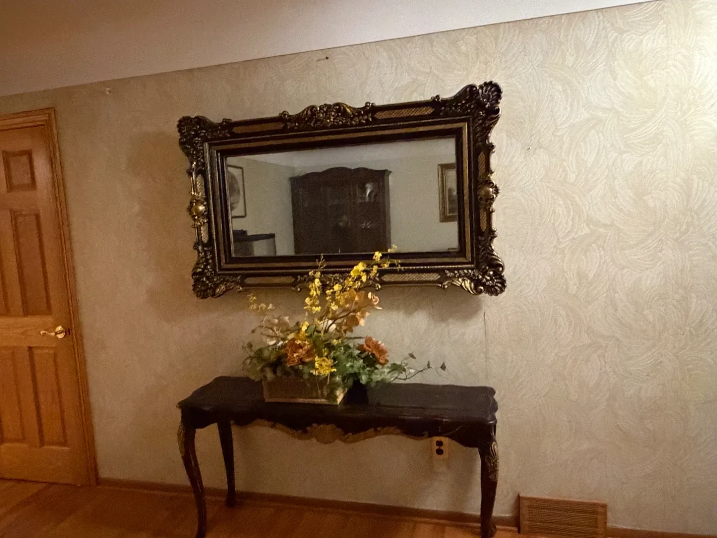 Ornate Framed Wall Mirror