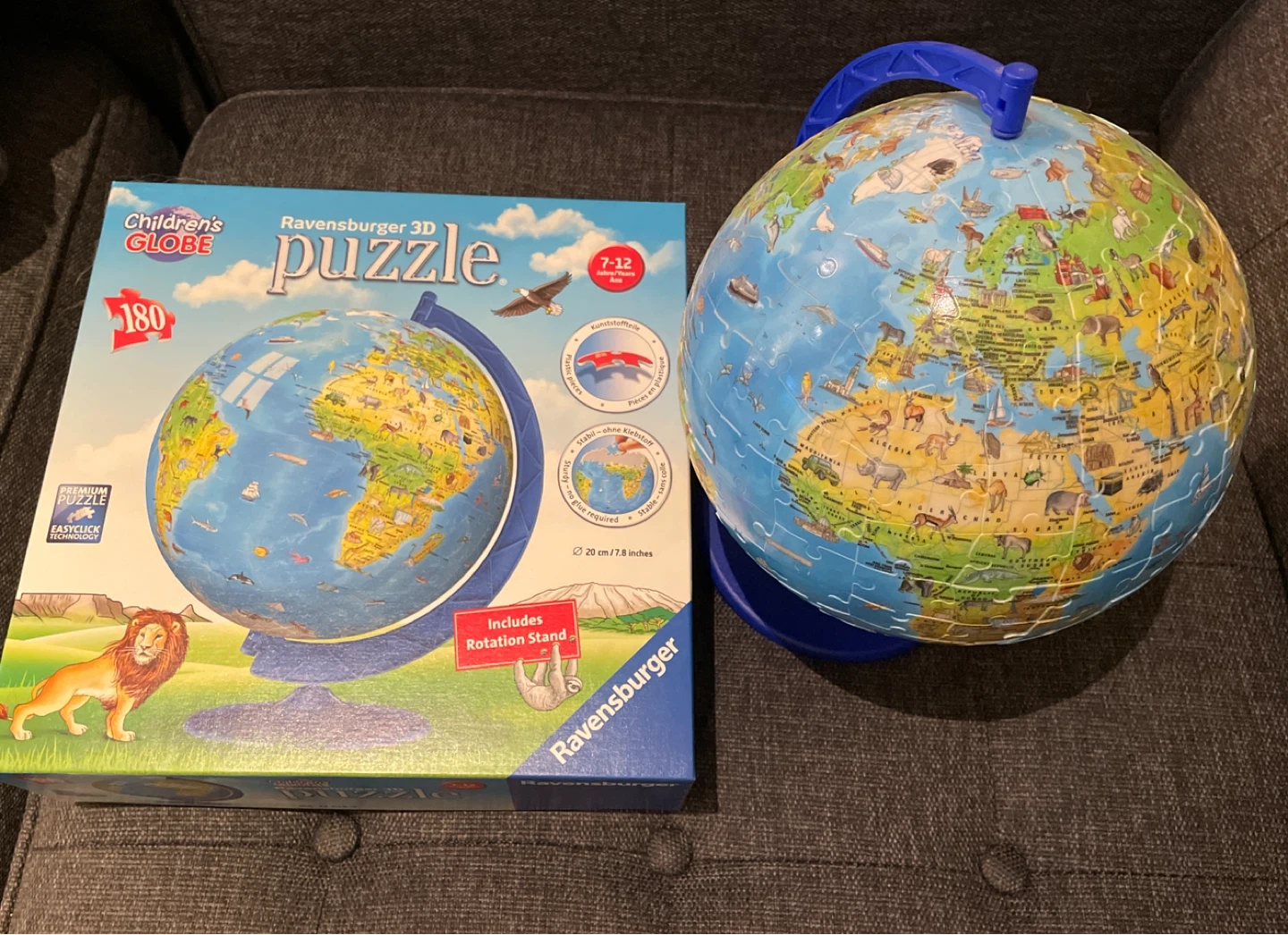 Ravensburger Children's Globe 3D Puzzle - 180 Pieces