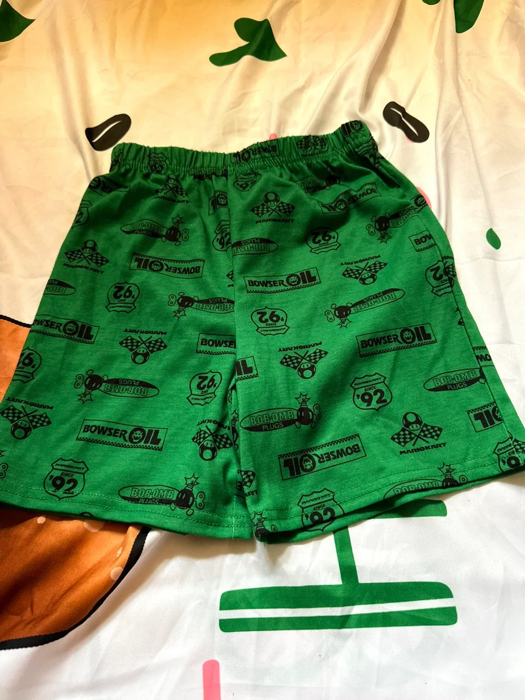 Mario Kart Bowser Oil Green Shorts image indicator(4)