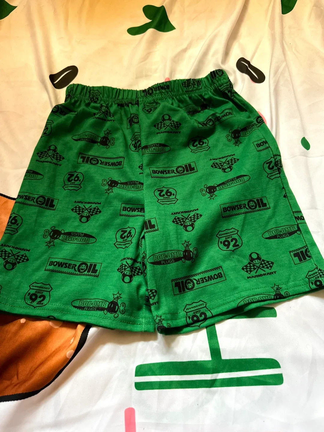 Mario Kart Bowser Oil Green Shorts image indicator(3)