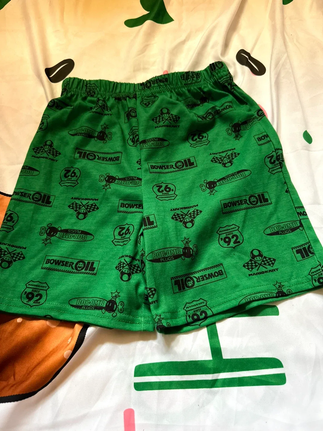 Mario Kart Bowser Oil Green Shorts image indicator(2)