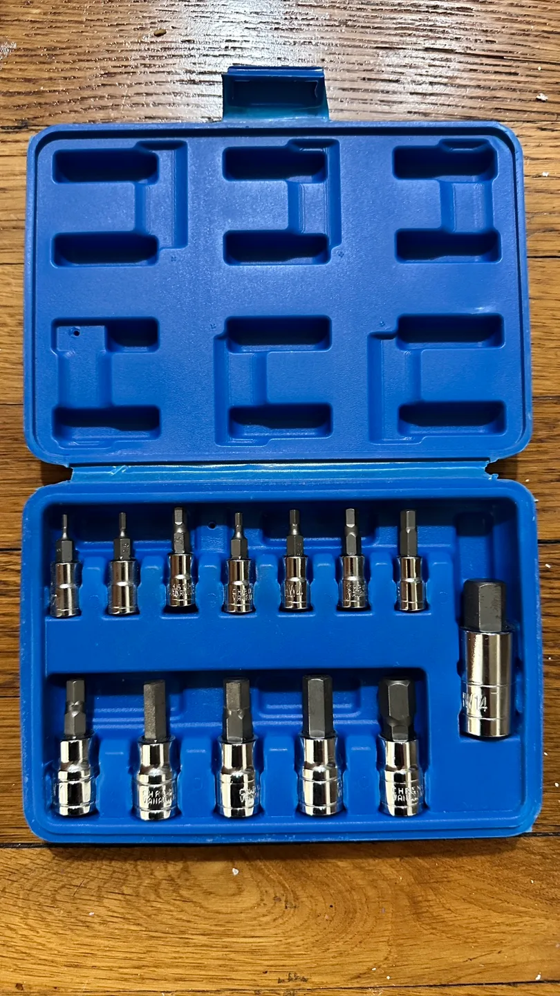 Metric Hex Bit Socket Set