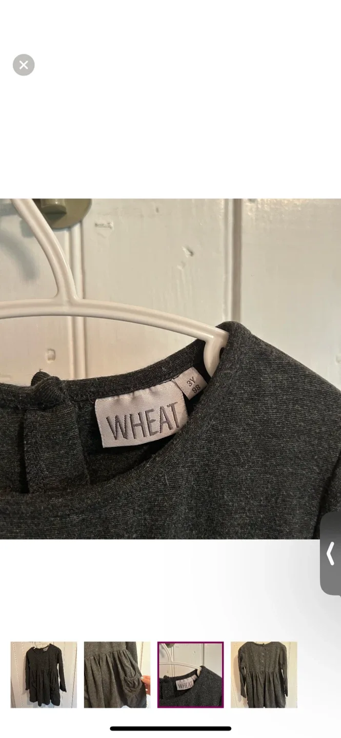 Wheat Grey Dress - Size 3Y image indicator(4)