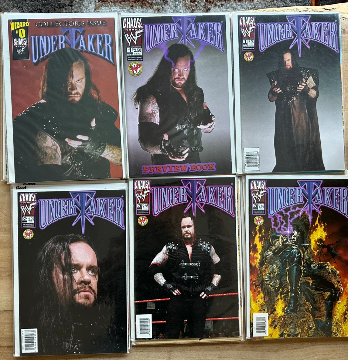 WWF Undertaker Comic Book Lot