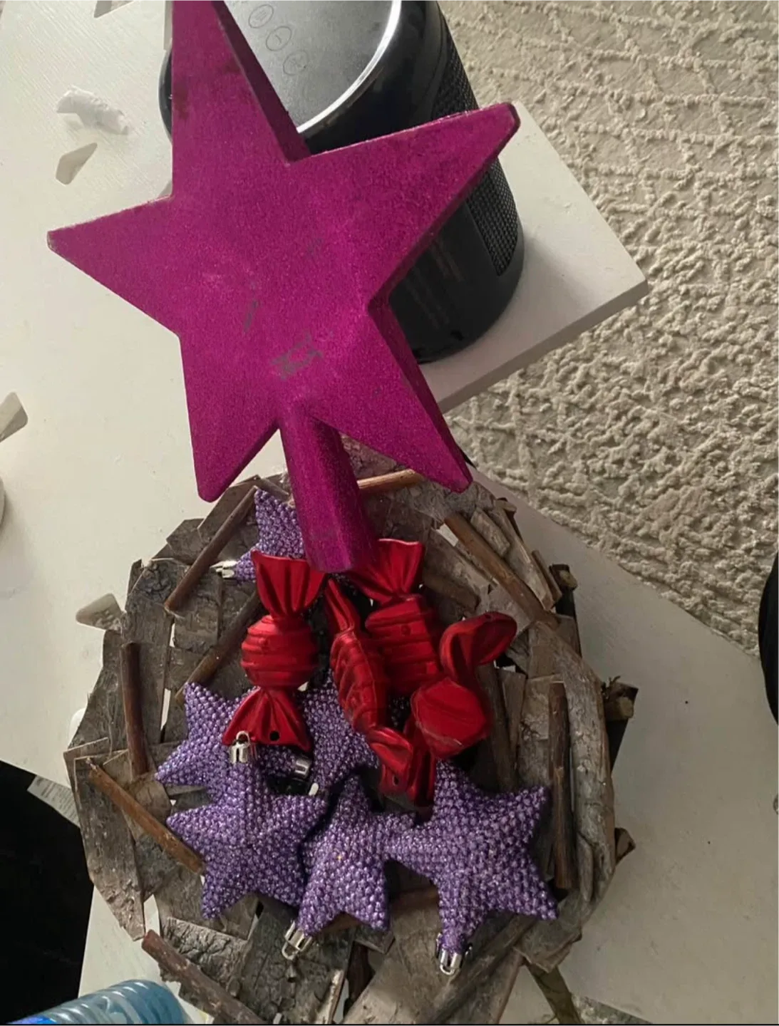 Christmas Ornament Set with plate $10