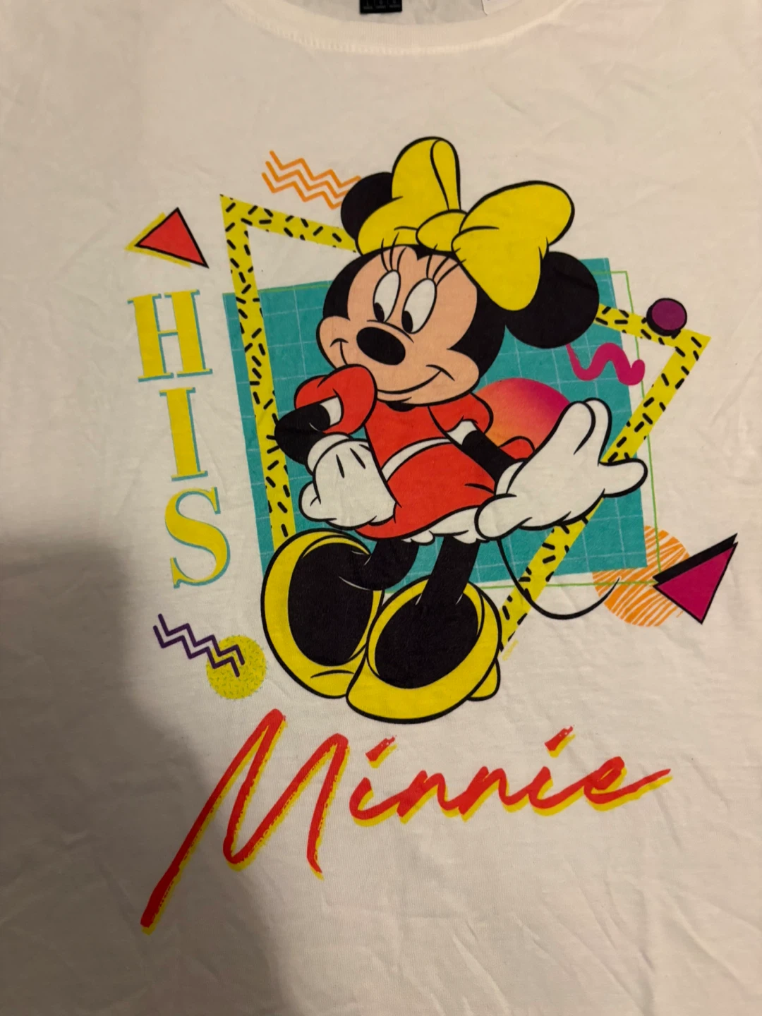 Disney Gildan Minnie Mouse White Tee - Large - photo 4