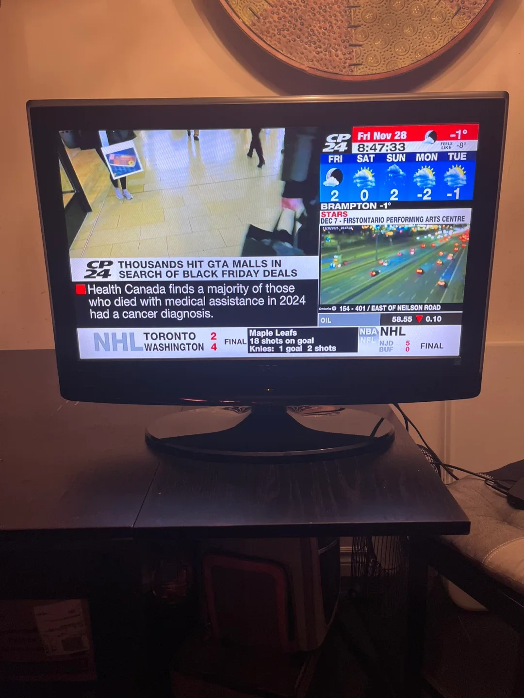 RCA 26” Black Flat Screen TV image indicator(3)