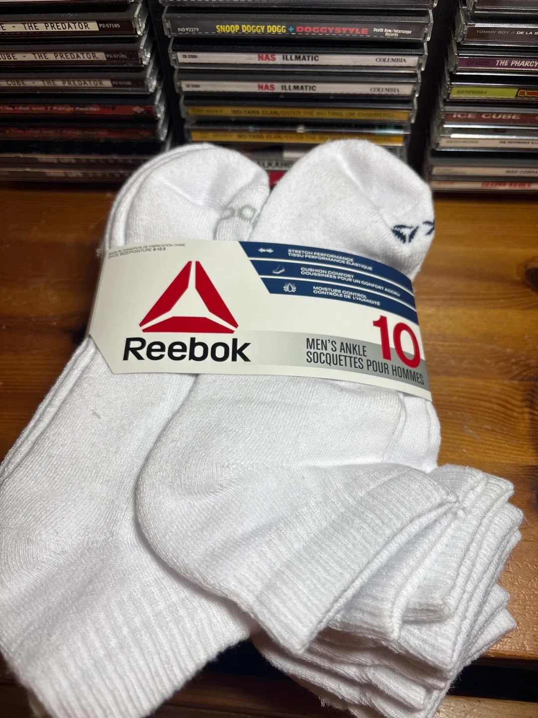 New Reebok Men's Ankle Socks - 10 Pack