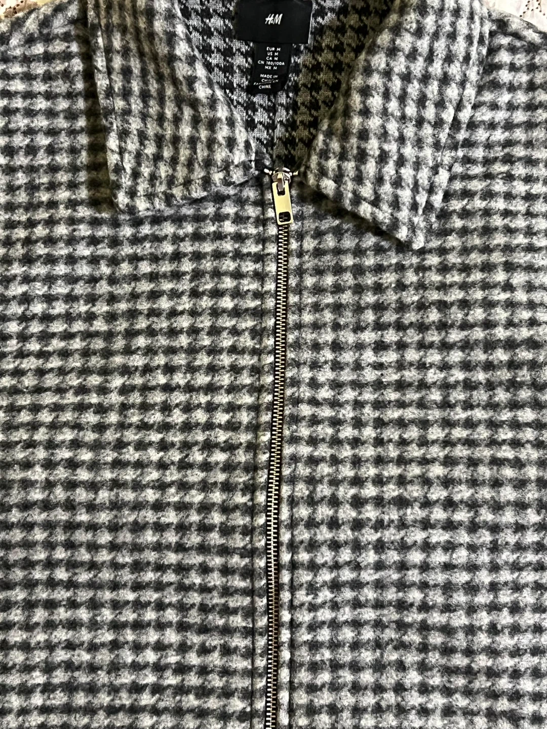 H&M Houndstooth Jacket - Size M