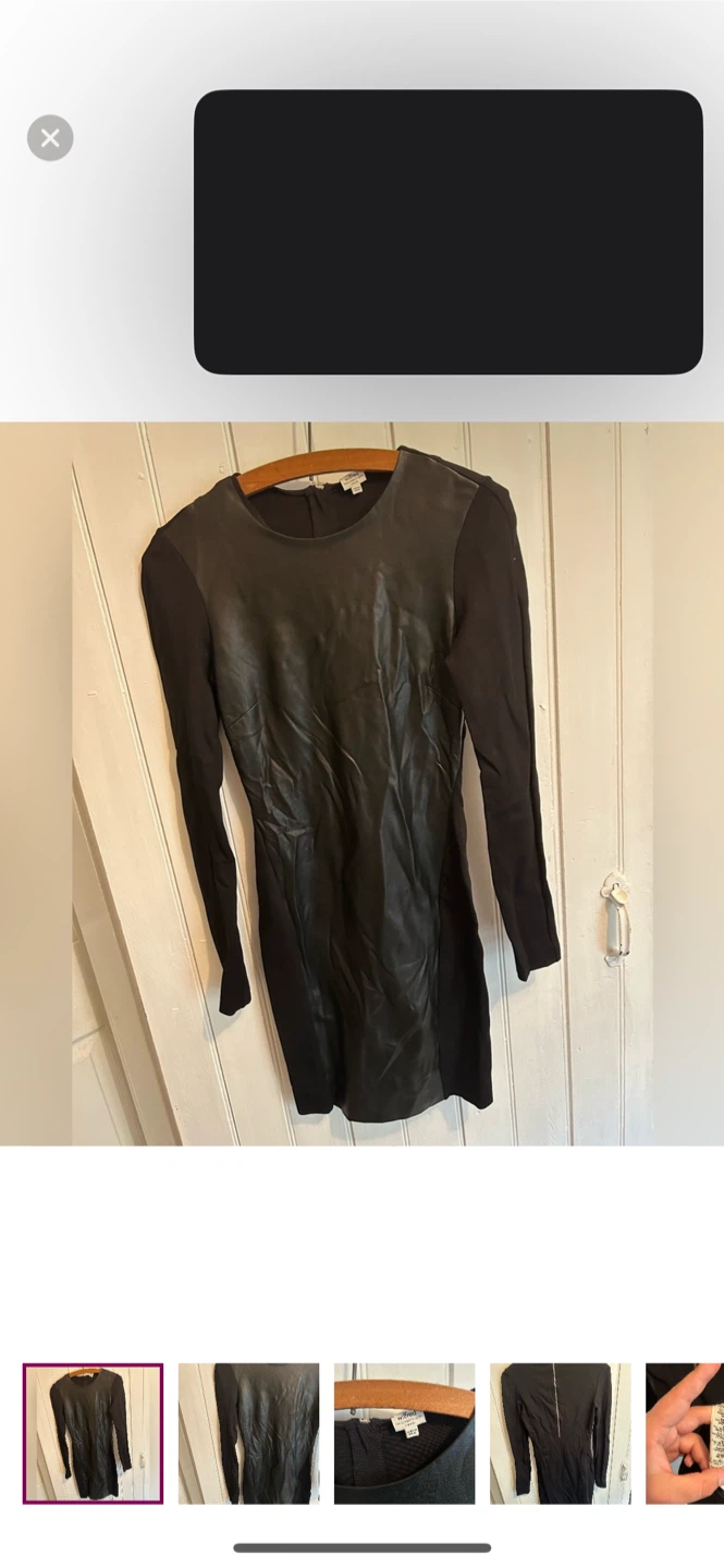 Wilfred Black Dress - Size Small