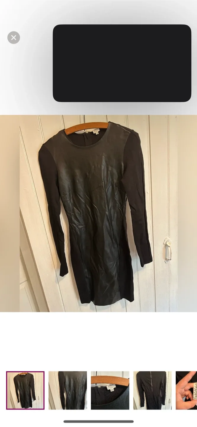 Wilfred Black Dress - Size Small