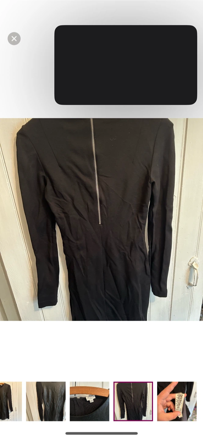 Wilfred Black Dress - Size Small - photo 4