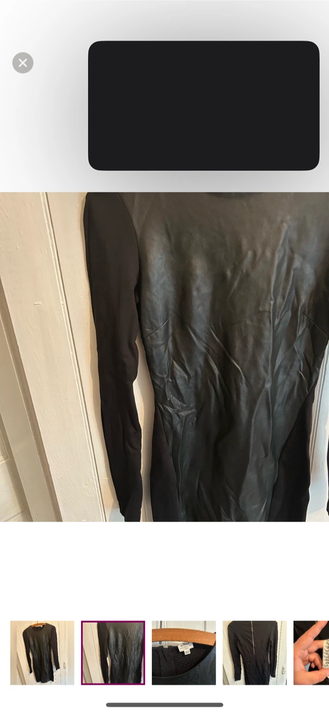 Wilfred Black Dress - Size Small - photo 2