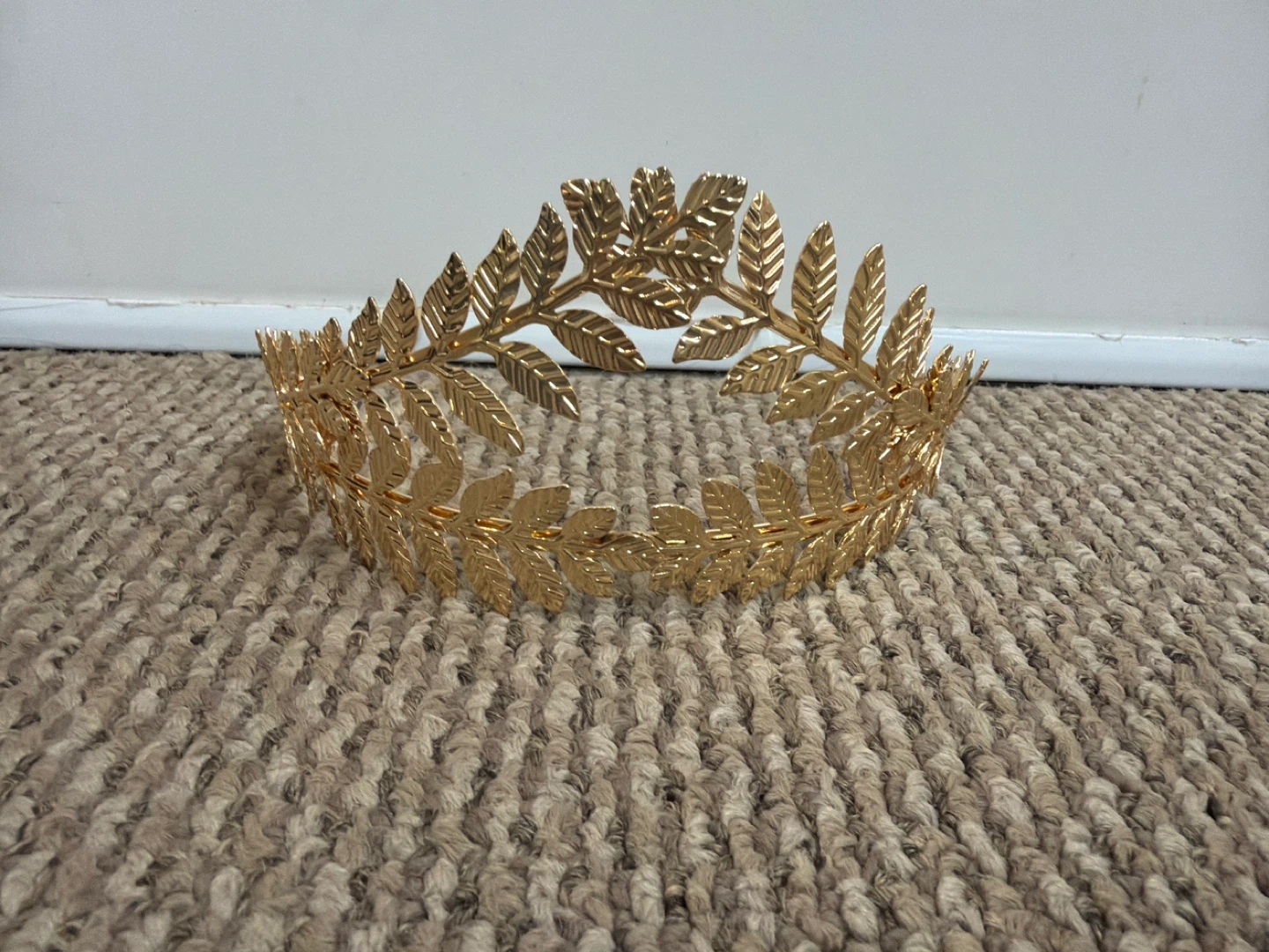 Gold Leaf Crown Headband - photo 2