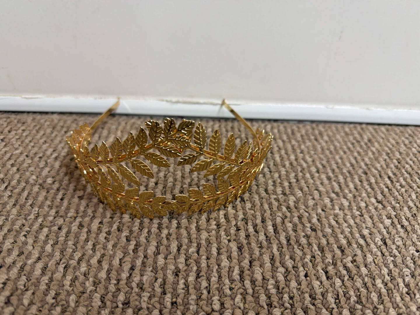 Gold Leaf Crown Headband