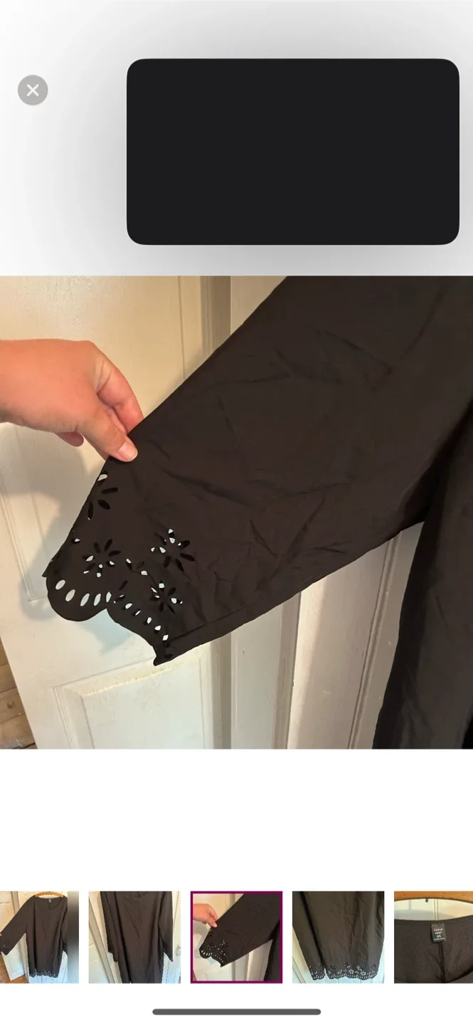 Shein Curve Black Dress - Size 3XL image indicator(3)