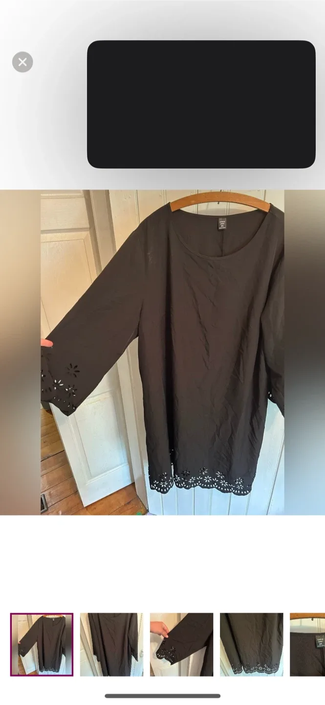 Shein Curve Black Dress - Size 3XL