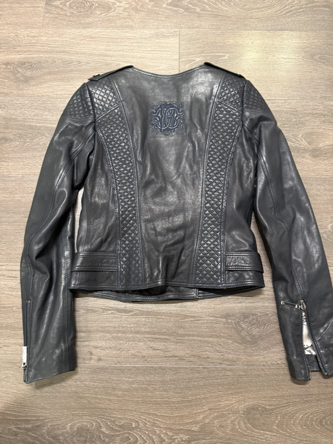 Roberto Cavalli Leather Jacket - Size Small made in Italy